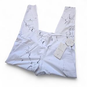 Balance Athletica Limitless Leggings – White Marble | Size M